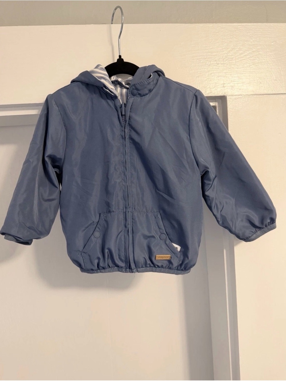 Baby Boys Reversible Windbreaker/ Jacket with Detachable Hood